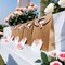 Handcrafted Baby Shower & Bridal Shower Gift Bags 4 Pack- Mother's Day Birthday Party Favors Extra Sturdy 250 GSM Kraft Paper with Flap Lid, Hand-Painted Hearts & Pink Knotted Bows